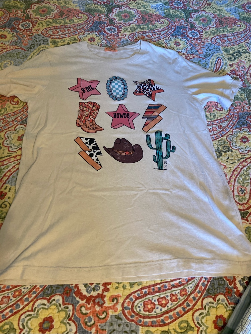 L&B Life Western T Shirt M